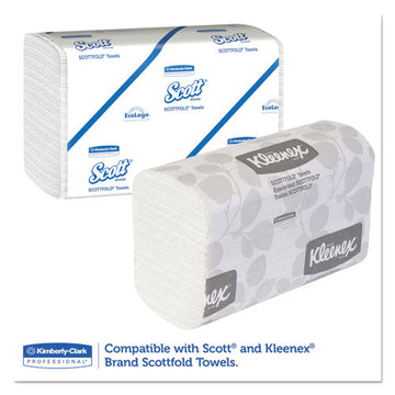 Kimberly-Clark Professional* Windows Scottfold Compact Towel Dispenser, 10.6 X 4.75 X 9, Stainless Steel freeshipping - TVN Wholesale